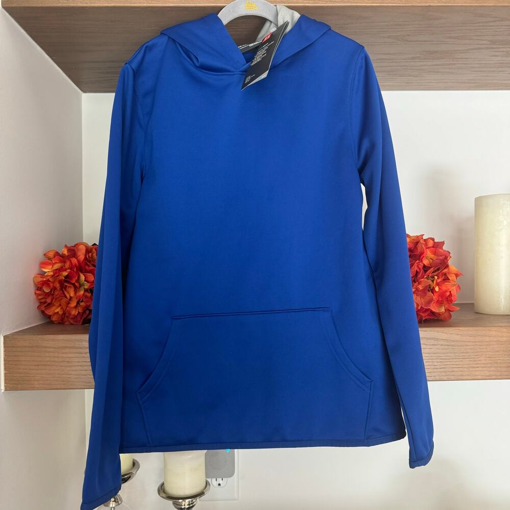 Under Armour Coldgear Hooded Sweatshirt in Blue